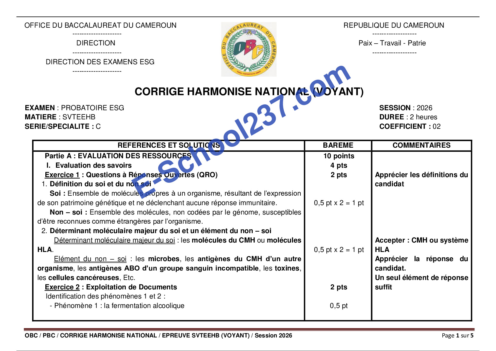 Corrige SVTEEHB C2026