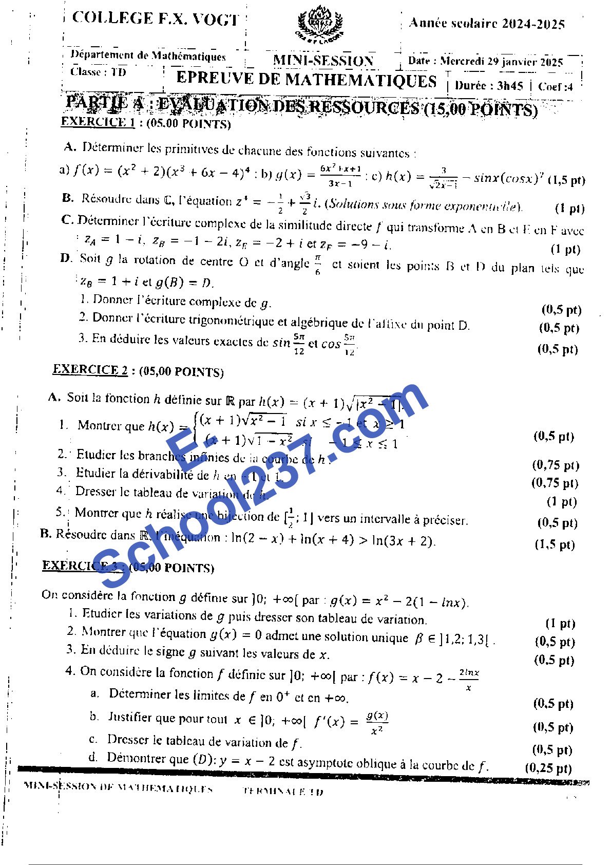 Maths_Tle_D_Mini_Session_College_FX_Vogt_29_Janvier_2025_E-School237..