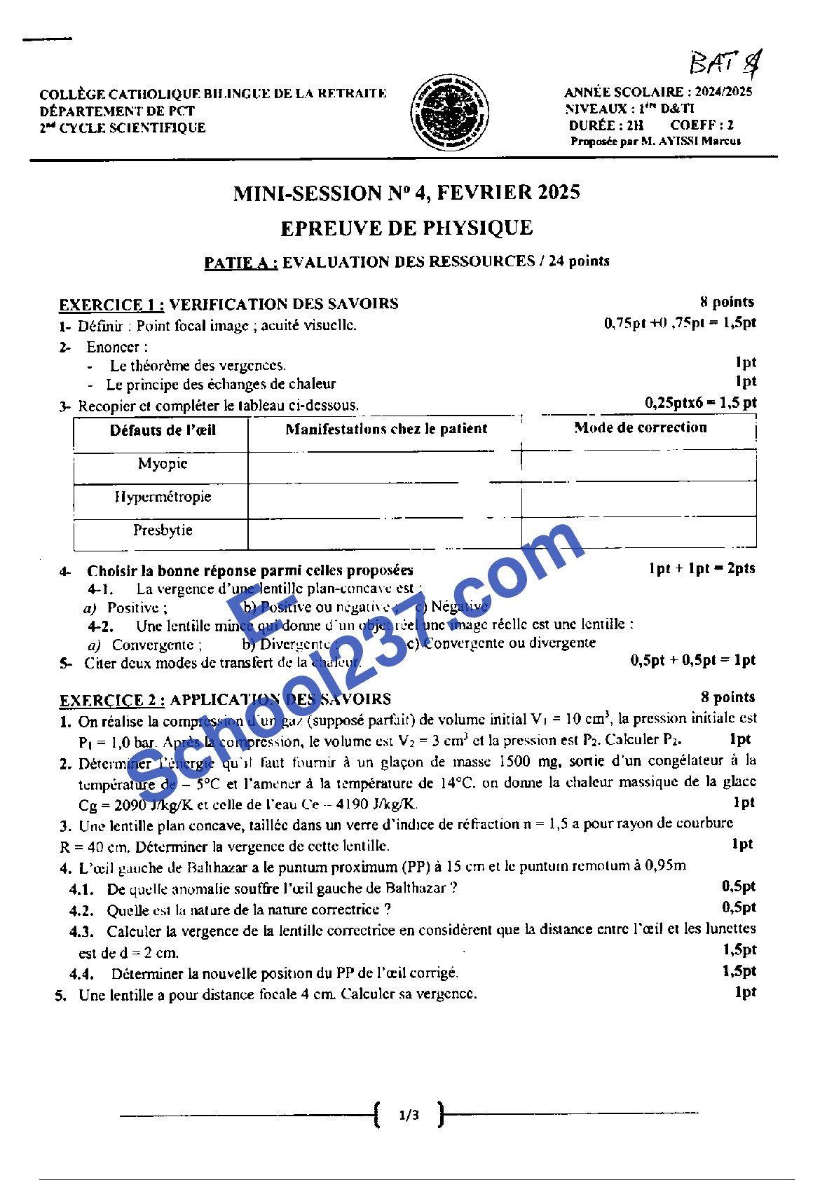Physique_1ere_D_TI_Mini_Session_4_College_La_Retraite_Fevrier_2025_E-School237...