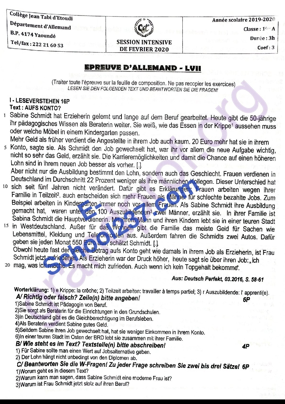 Allemand-1ereA-Prob-Blanc-College-Jean-Tabi-Fevrier-2020.