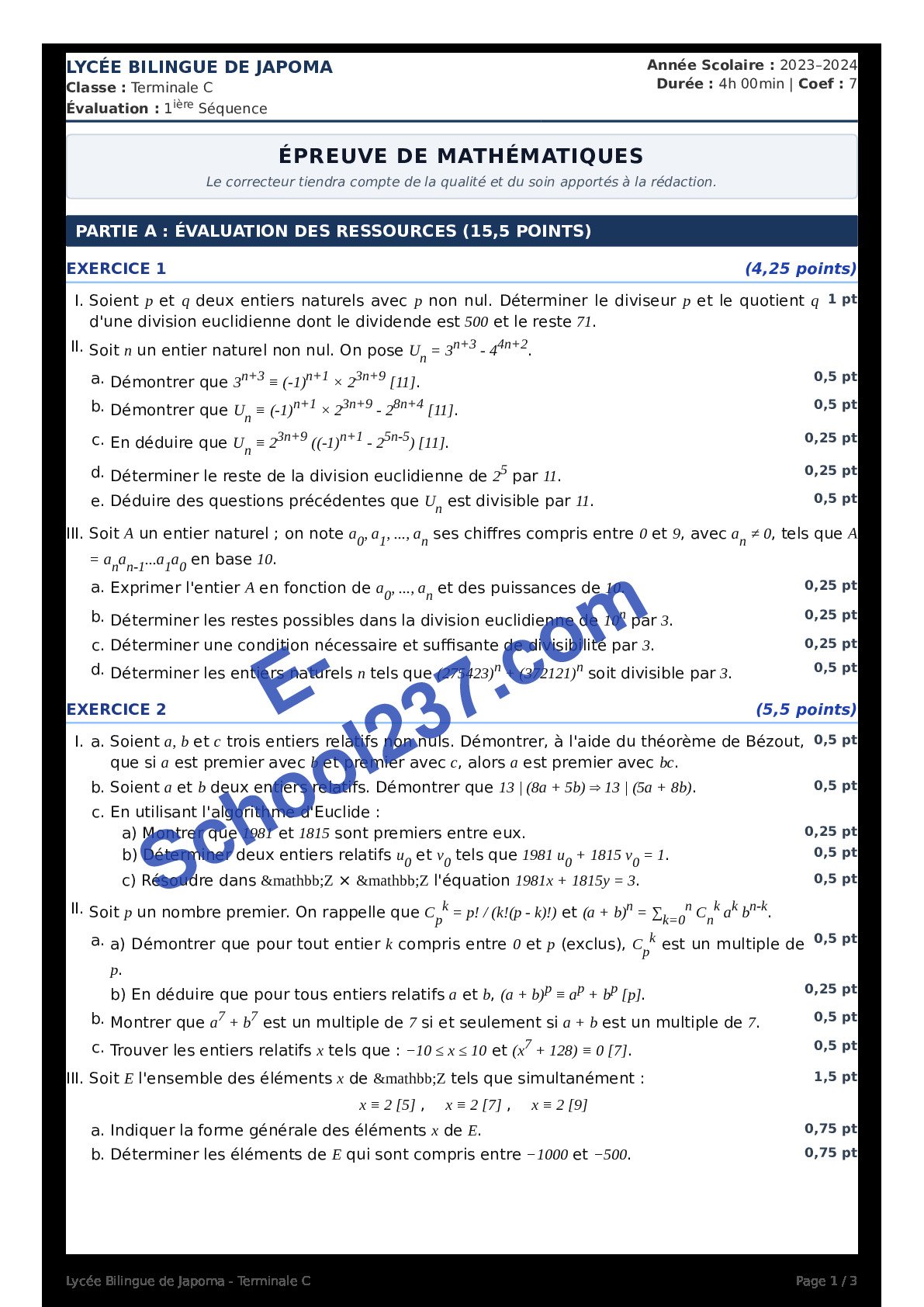 LB de japoma maths tle C
