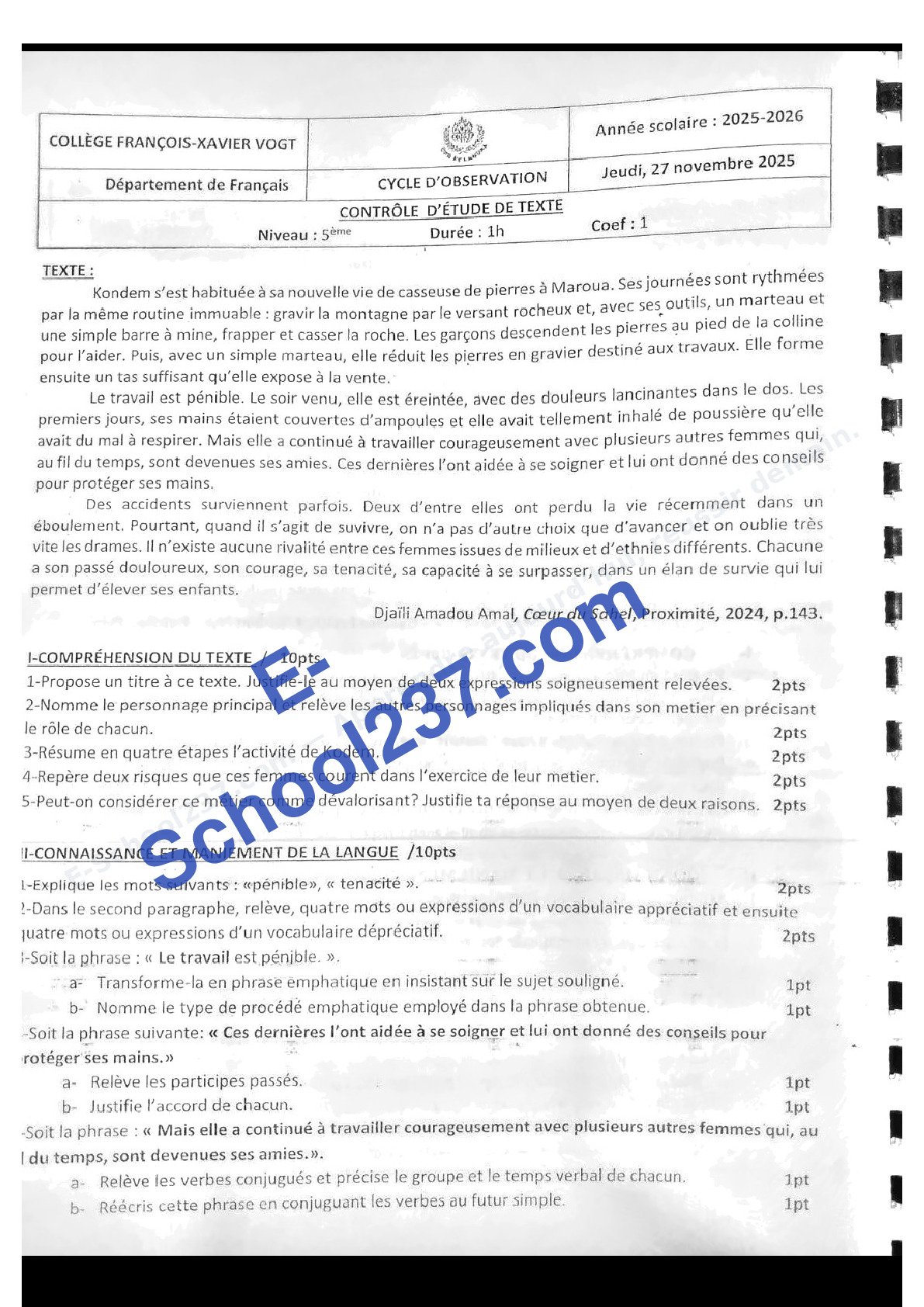 Etude_de_Texte_5e_Controle_27_Novembre_2025_Vogt_E-School237.....