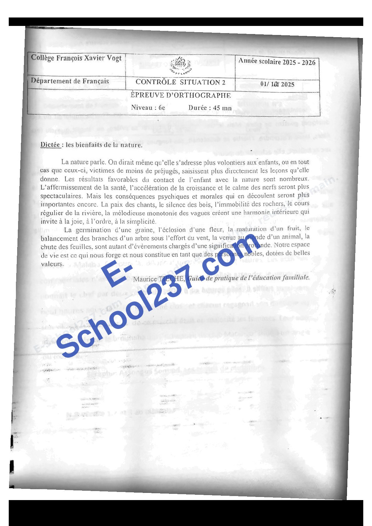 Orthographe_6e_Controle_Situation_2_01_12_2025_Vogt_E-School237.....
