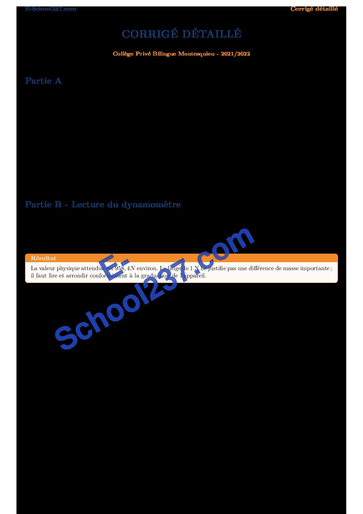 Corrige_Physique_2nde_C_Epreuve_College_Prive_Bilingue_Montesquieu_2021_2022_E-School237..