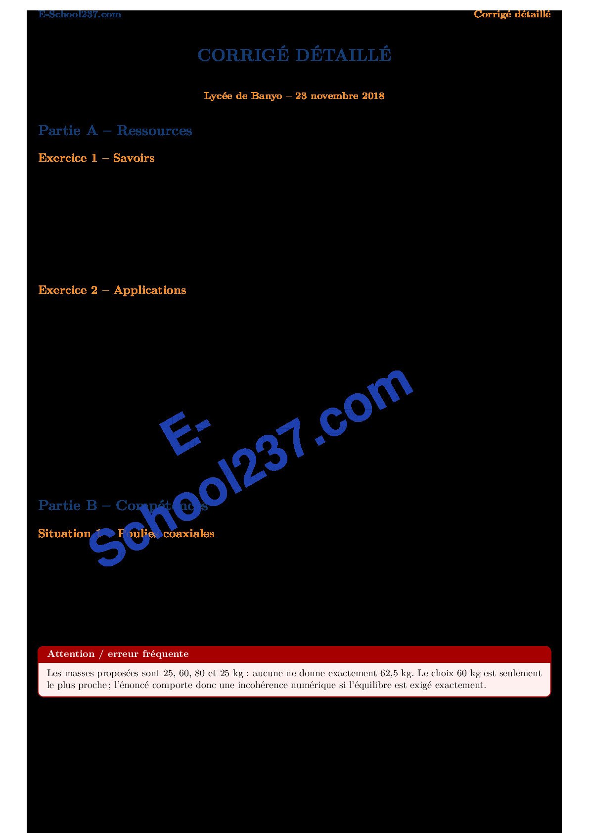 Corrige_Physique_2nde_C_Evaluation_Harmonisee_2_Lycee_de_Banyo_23_Novembre_2018_E-School237.......