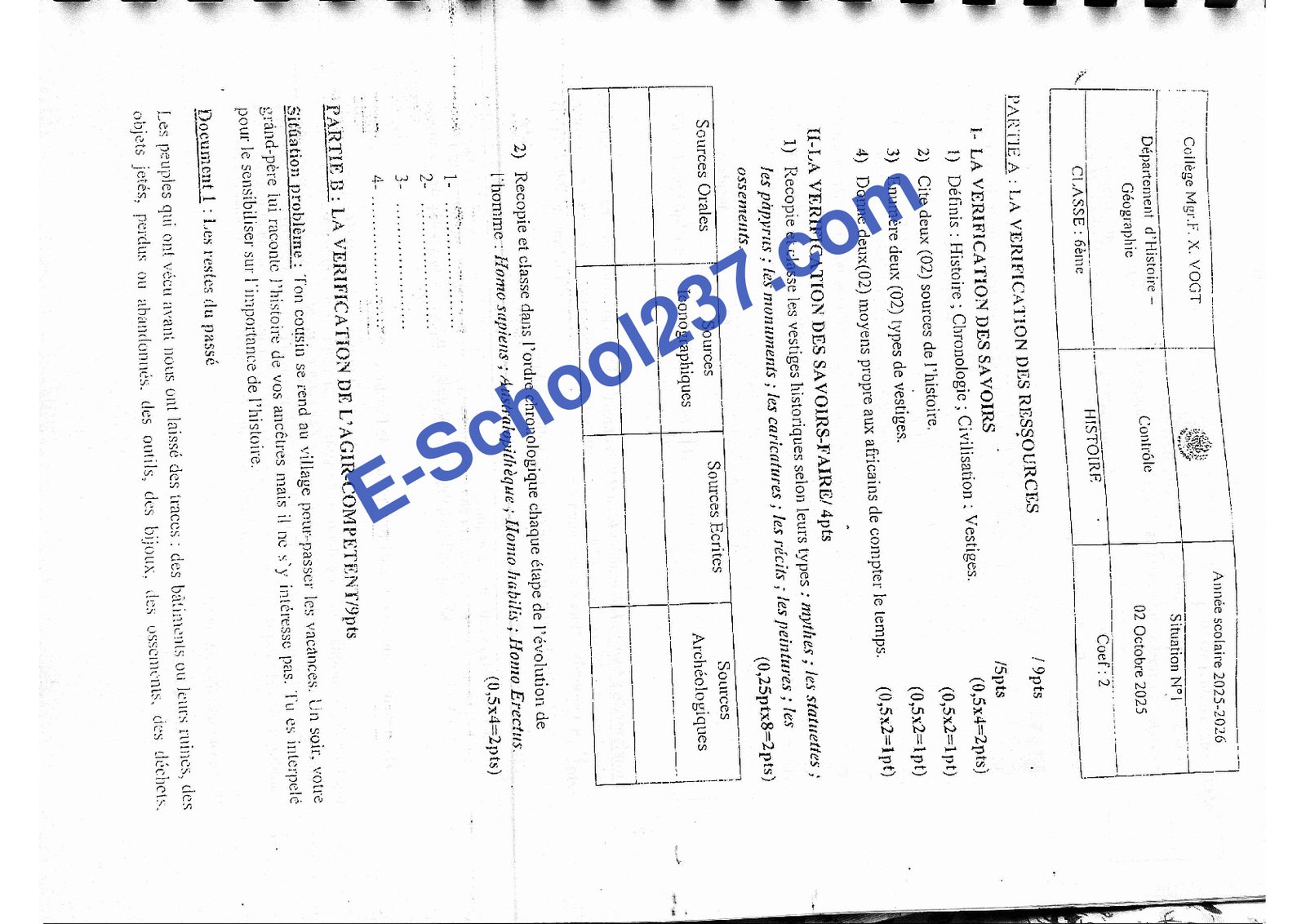Histoire_6e_Vogt_Controle_20-10-2025_E-School237