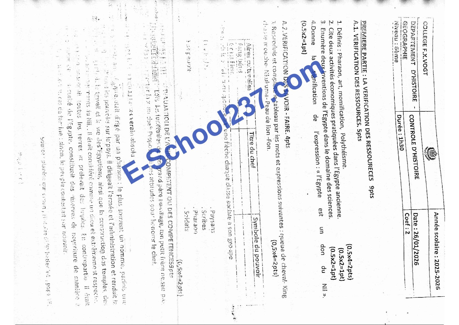 Histoire_6e_Vogt_Controle_26-01-2026_E-School237