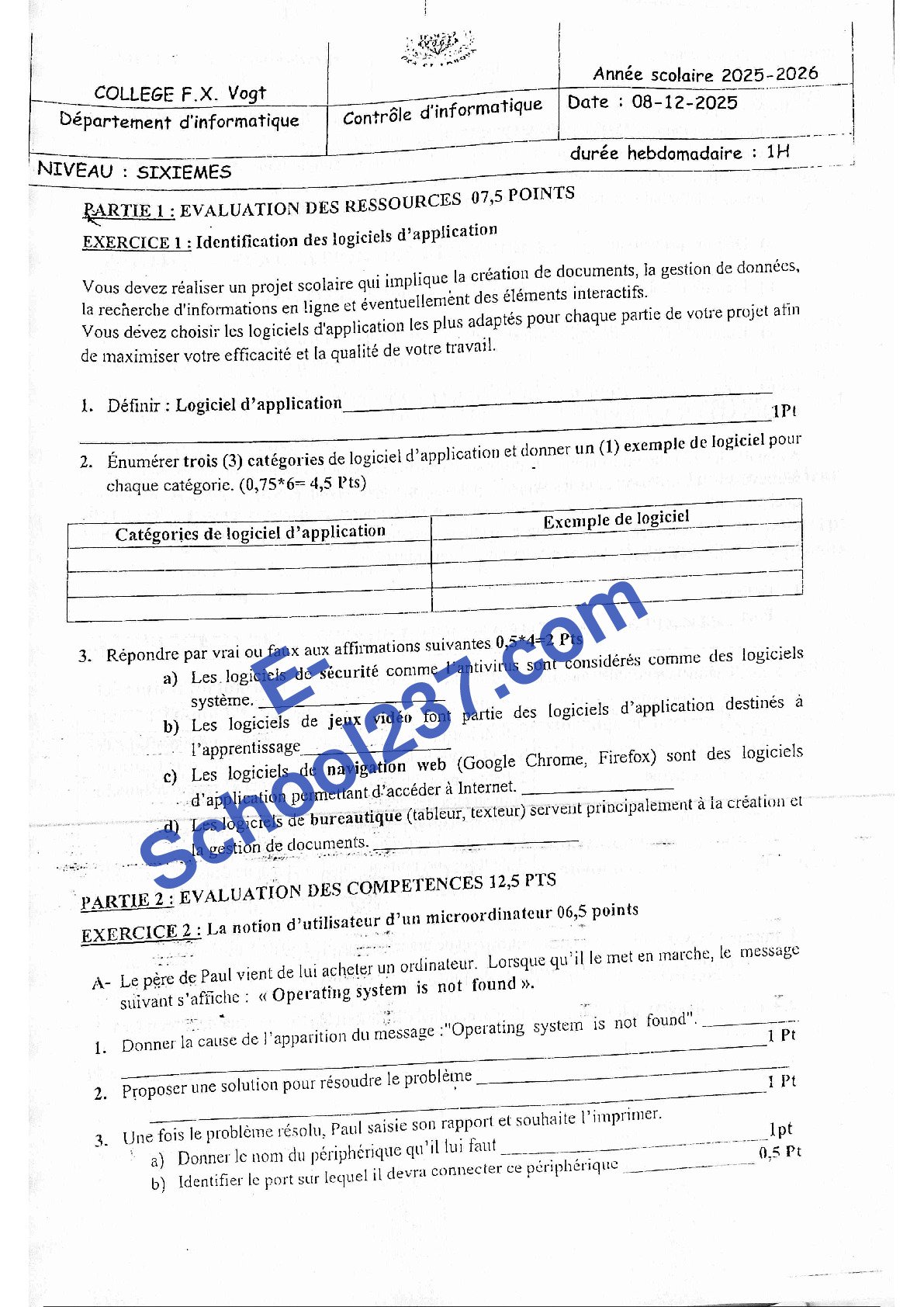 Informatique_6e_Vogt_Controle_08-12-2025_E-School237
